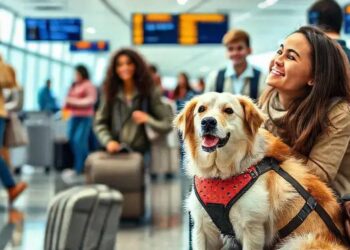 Cachorro de Suporte Emocional: Embarque Autorizado em Aviões