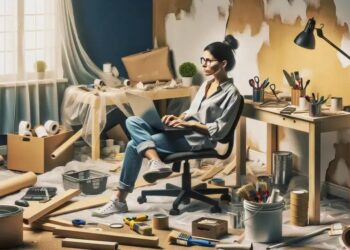 Inquilino Resistente: A Reforma Continua ao Seu Redor