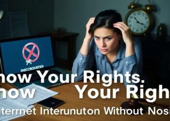 Internet Interrompida Sem Aviso: Saiba Seus Direitos
