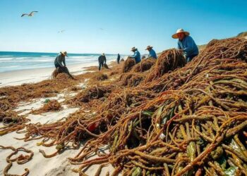 Invasão de algas em Marbella ameaça turismo da Costa del Sol