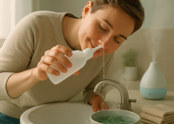 Como realizar a lavagem nasal com soro fisiológico de forma eficaz