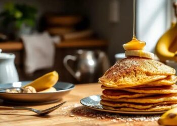 banana and oat pancakes