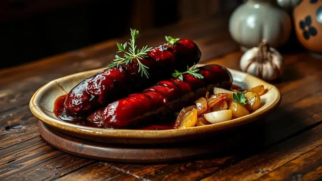 Chorizo e vinho