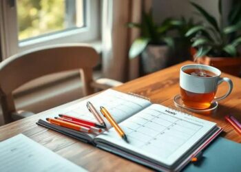 Como o planejamento semanal se torna ferramenta de autocuidado