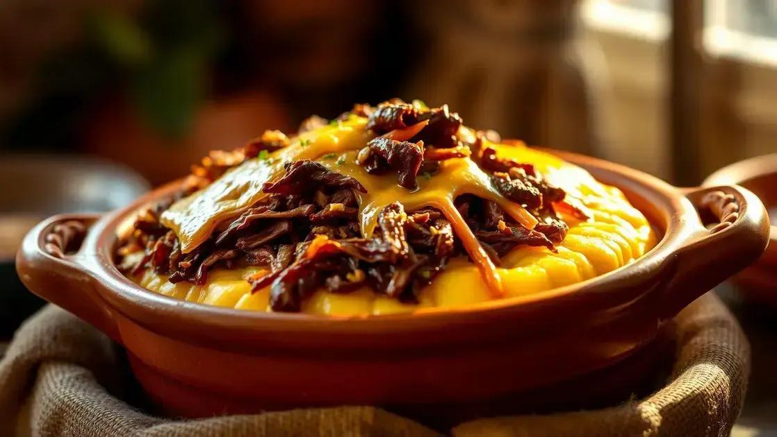 Escondidinho de carne seca