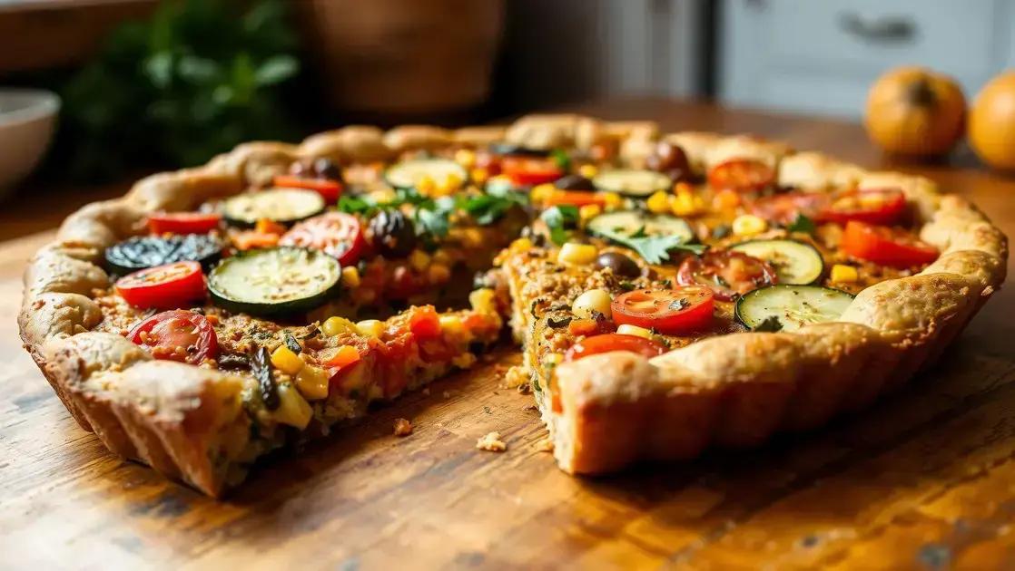 Tortinha de legumes integral