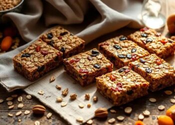 Barrinhas de cereal caseiras