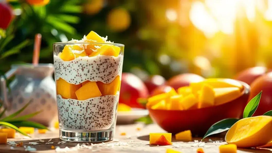 Pudim de chia