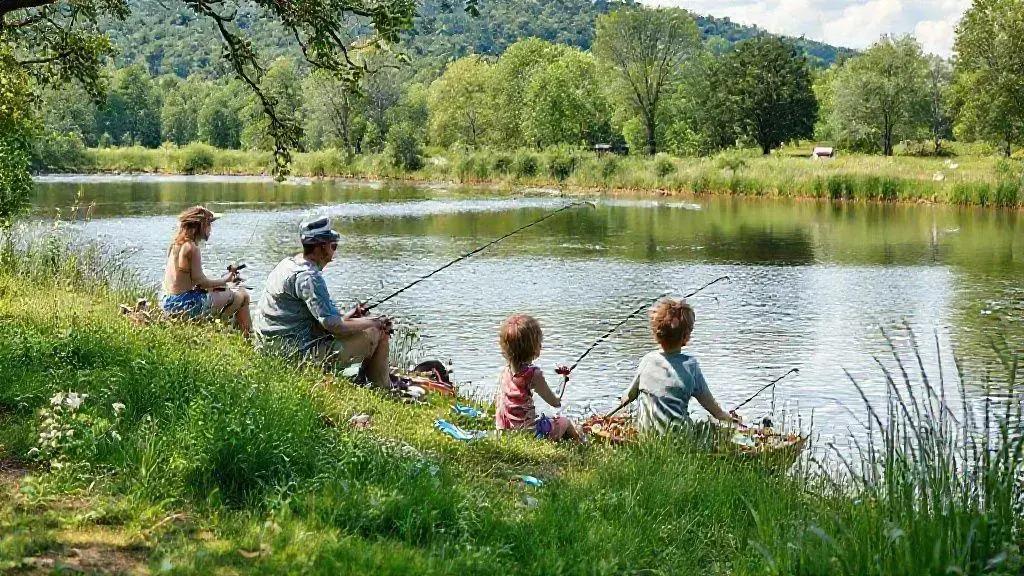 Atração do Pesque e Pague: Lazer, Natureza e Comida Regional para a Família