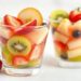 Gelatina diet com frutas frescas