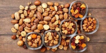 Mix de castanhas e frutas desidratadas